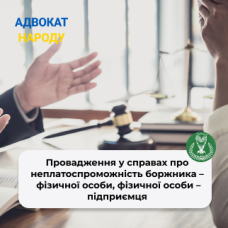 Провадження у справах про неплатоспроможність боржника: