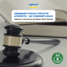 Швидкий спосіб стягнути аліменти – це судовий наказ