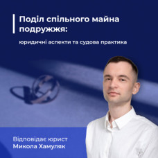Поділ спільного майна подружжя: юридичні аспекти та судова практика